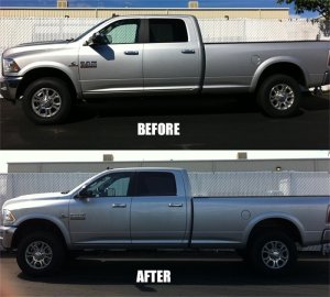 Dodge Ram 2500 Suspension Lift Kit - Front - Tuff Country - 2in Leveling Kit with SX8000 Shocks - `14-`23